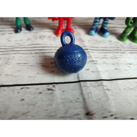 Pj Mask Lot Of 5 Figures And Ball Cat Boy Owlet Gekko Romeo Villan Cake Toppers - Picture 4 of 8